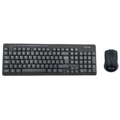 L-Link LL-KB-555-WCOMBO teclado Ratón incluido Oficina USB QWERTY Español Negro