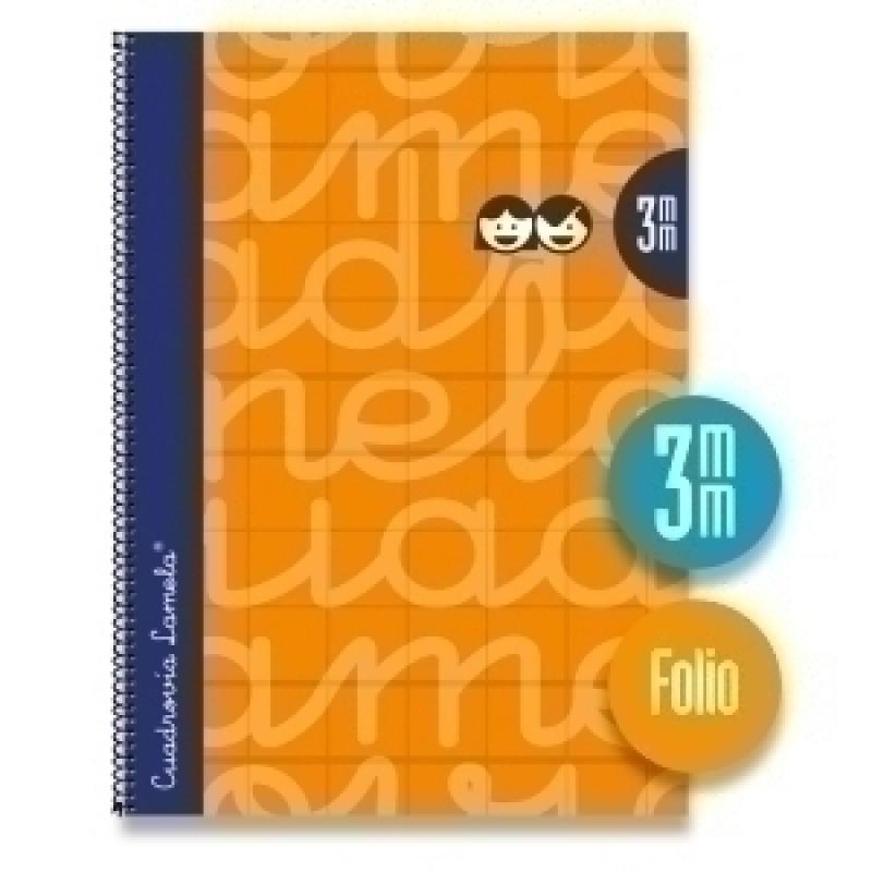 lamela-bloc-tapa-forrada-fº-80h-cuadrovia-3-mm-naranja