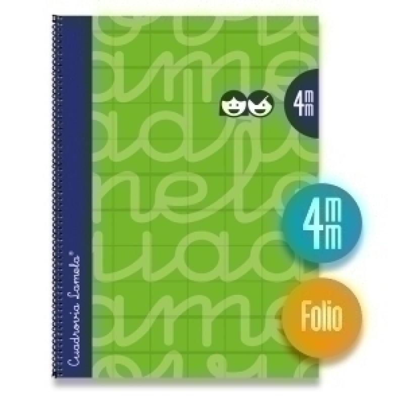 lamela-bloc-tapa-forrada-fº-80h-cuadrovia-4-mm-verde