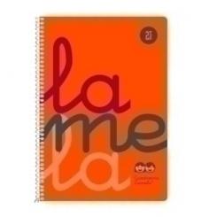 Lamela Bloc Tapa Polipropileno 4º 80H Cuadrovia 2,5 Mm Naranja