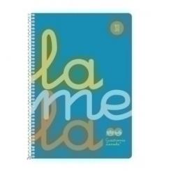 Lamela Bloc Tapa Polipropileno 4º 80H Cuadrovia 3 Mm Azul
