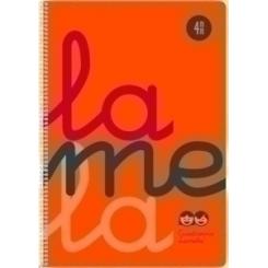 Lamela Bloc Tapa Polipropileno Fº 80H Cuadrovia 4 Mm Naranja