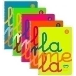Lamela Bloc Tapa Polipropileno Fº 80H Cuadrovia 5 Mm Colores Surtidos(5)