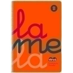 Lamela Bloc Tapa Polipropileno Fº 80H Cuadrovia 5 Mm Naranja