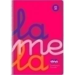 Lamela Bloc Tapa Polipropileno Fº 80H Cuadrovia 5 Mm Rosa