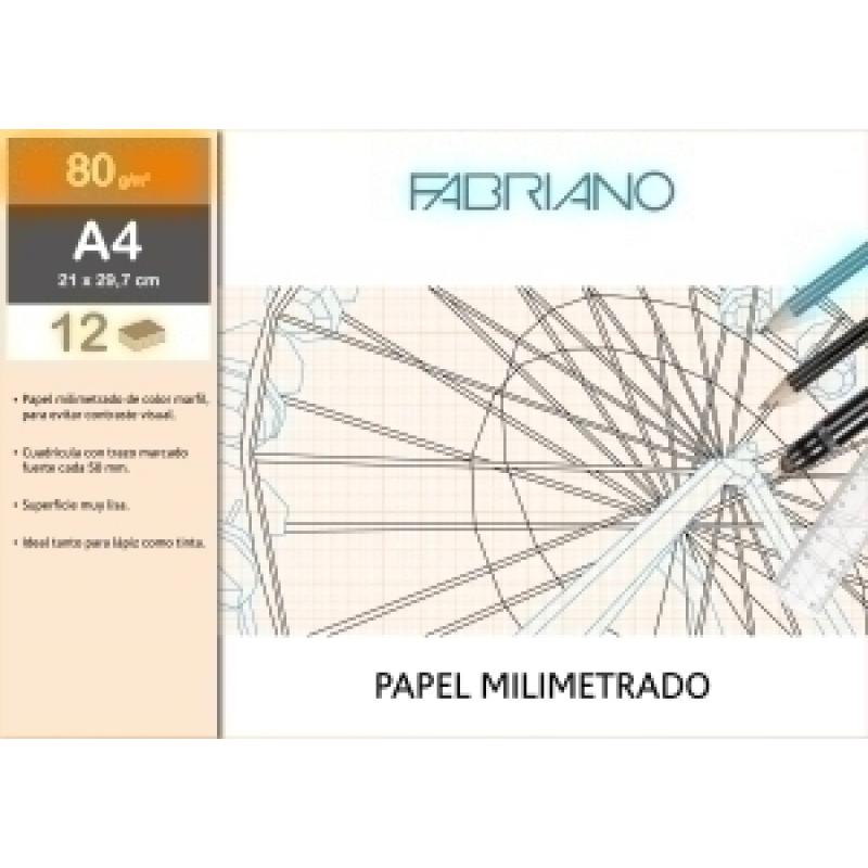 lamina-fabriano-milimetrado-80-gr-mini-pack-de-12-a4