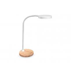 Lampara De Oficina CEP Silva Flex Base Bambu 160X160X600 mm