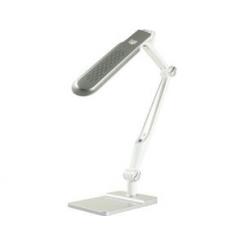 Lampara de oficina Q-CONNECT sobremesa profesional abs 32 leds 9 w interruptor sensor 3 niveles color cromado