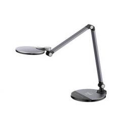 Lampara de oficina Q-CONNECT sobremesa profesional aluminio 9w 120 led cargador movil color negro