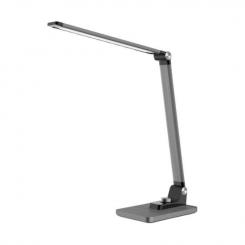 Lámpara LED de sobremesa ARCHIVO 2000 Breeze con cabezal giratorio +/- 80º, regulador de intensidad y función de memoria. Medidas 343x365mm. Peso 850g. Color gris grafito.