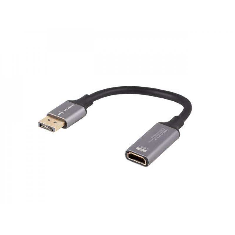 lanberg-ad-dp-hd-04-adaptador-de-cable-de-video-02-m-displayport-hdmi-plata-negro