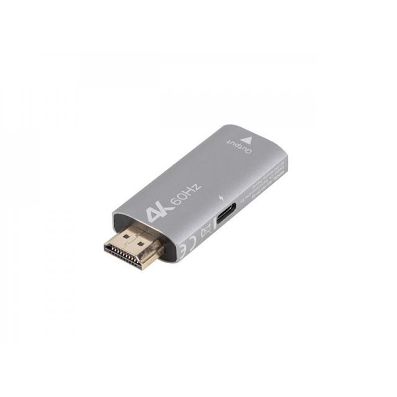 lanberg-ad-hd-dp-01-adaptador-de-cable-de-video-0-m-hdmi-tipo-a-estandar-displayport-plata