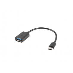Lanberg AD-OTG-UC-01 cable USB 0,15 m USB 2.0 USB A USB C Negro