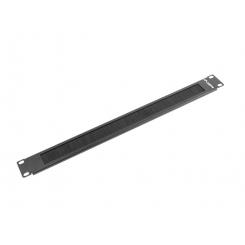 Lanberg AK-1101-B accesorio de bastidor Panel pasacables con cepillo