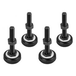 Lanberg AK-1602-B accesorio de bastidor Pie de nivelación para rack