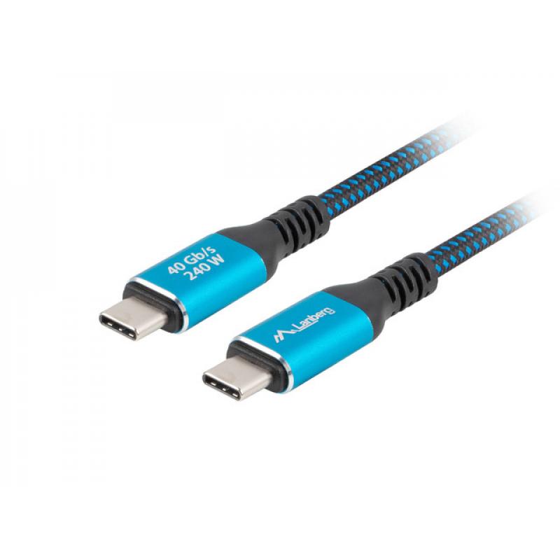 lanberg-ca-cmcm-45cu-0015-bk-cable-usb-usb-32-gen-2-31-gen-2-15-m-usb-c-negro-azul