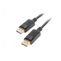 Lanberg CA-DPDP-10CC-0005-BK cable DisplayPort 0,5 m Negro