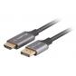 lanberg-ca-dphd-20cu-0018-bk-adaptador-de-cable-de-video-18-m-displayport-hdmi-tipo-a-estandar-negro-plata