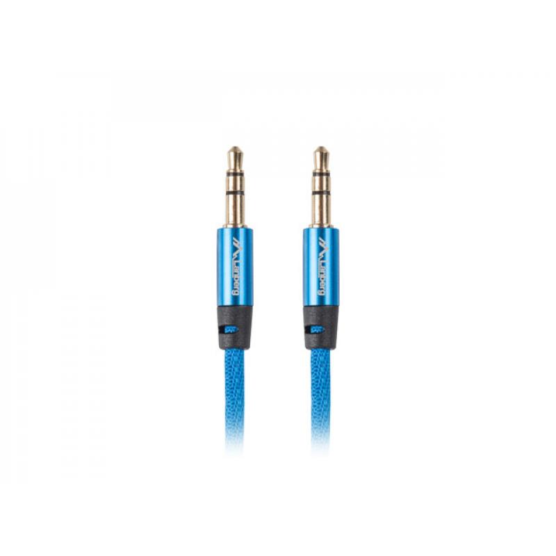 lanberg-ca-mjmj-10cu-0020-bl-cable-de-audio-2-m-35mm-azul