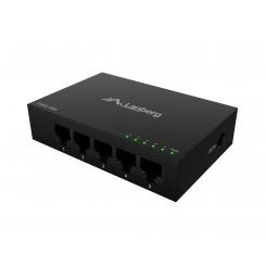 Lanberg DSM1-1005 switch No administrado Gigabit Ethernet (10/100/1000) Escritorio Negro