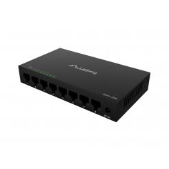Lanberg DSM1-1008 switch No administrado Gigabit Ethernet (10/100/1000) Escritorio Negro