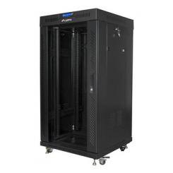 Lanberg FF01-6622-12BL armario rack 22U Rack o bastidor independiente Negro