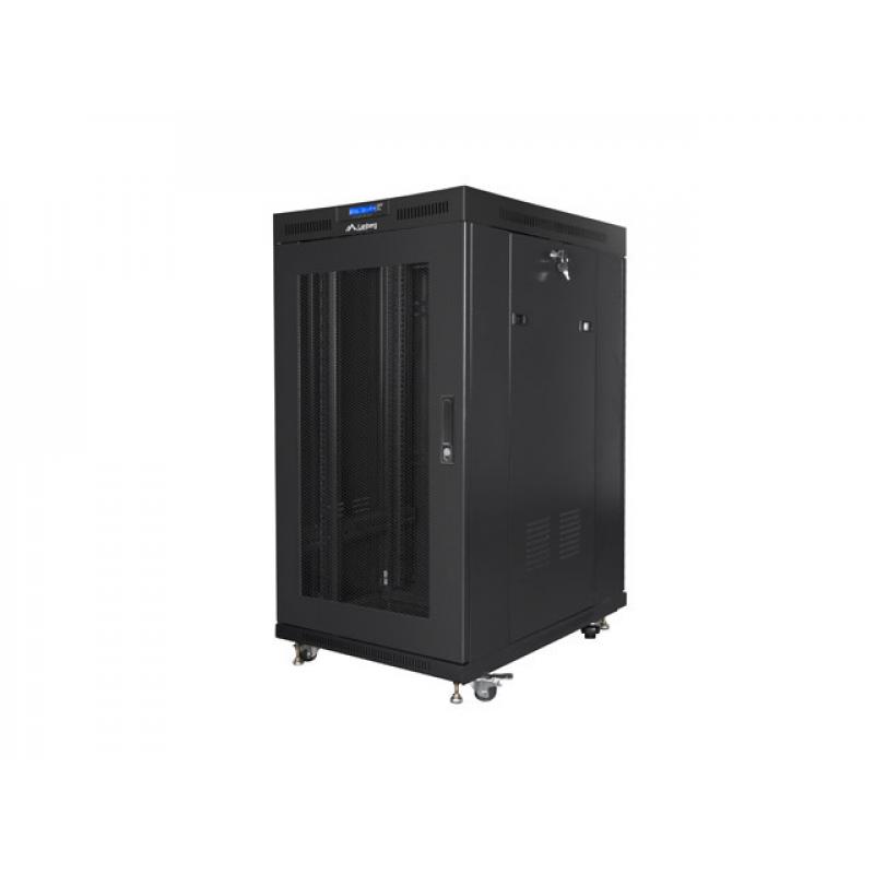 lanberg-ff01-8022-23bl-armario-rack-22u-rack-o-bastidor-independiente-negro