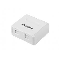 Lanberg OK1-0002-W caja de conexiones de red Cat6 Blanco