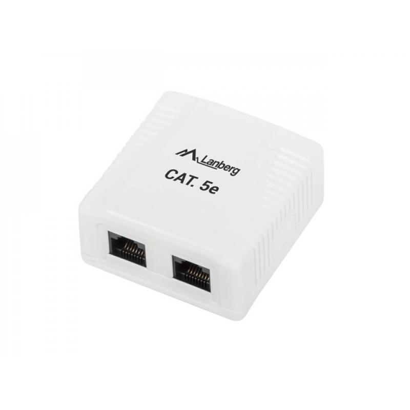 lanberg-ou5-0002-w-caja-de-tomacorriente-rj-45-blanco