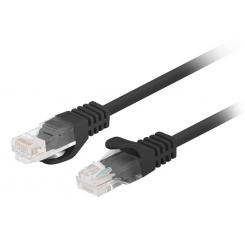 Lanberg PCU6-20CC-0025-BK cable de red Negro 0,25 m Cat6 U/UTP (UTP)