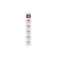 Lanberg PS1-05F-0150-W base múltiple 1,5 m 5 salidas AC Interior Blanco