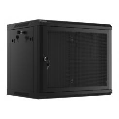 Lanberg WF01-6409-23B armario rack 9U Bastidor de pared Negro