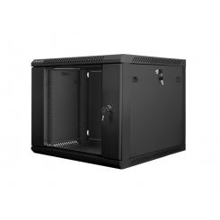 Lanberg WF01-6609-10B armario rack 9U Bastidor de pared Negro