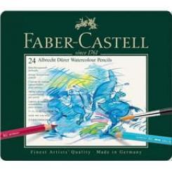 Lápices Acuarelable FABER-CASTELL Albrecht Dürer Estuche Metálico 24 uds