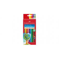 Lápices Acuarelables FABER-CASTELL Colour Grip estuche de 12