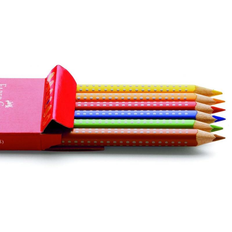 Lápices Acuarelables FABER-CASTELL Colour Grip estuche de  6