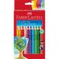 Lápices Acuarelables FABER-CASTELL Jumbo Grip estuche de 12