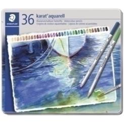 Lapices Acuarelables Staedtler 125 Karat Estuche Metal De 36