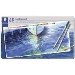 Lapices Acuarelables Staedtler 125 Karat Estuche Metal De 48