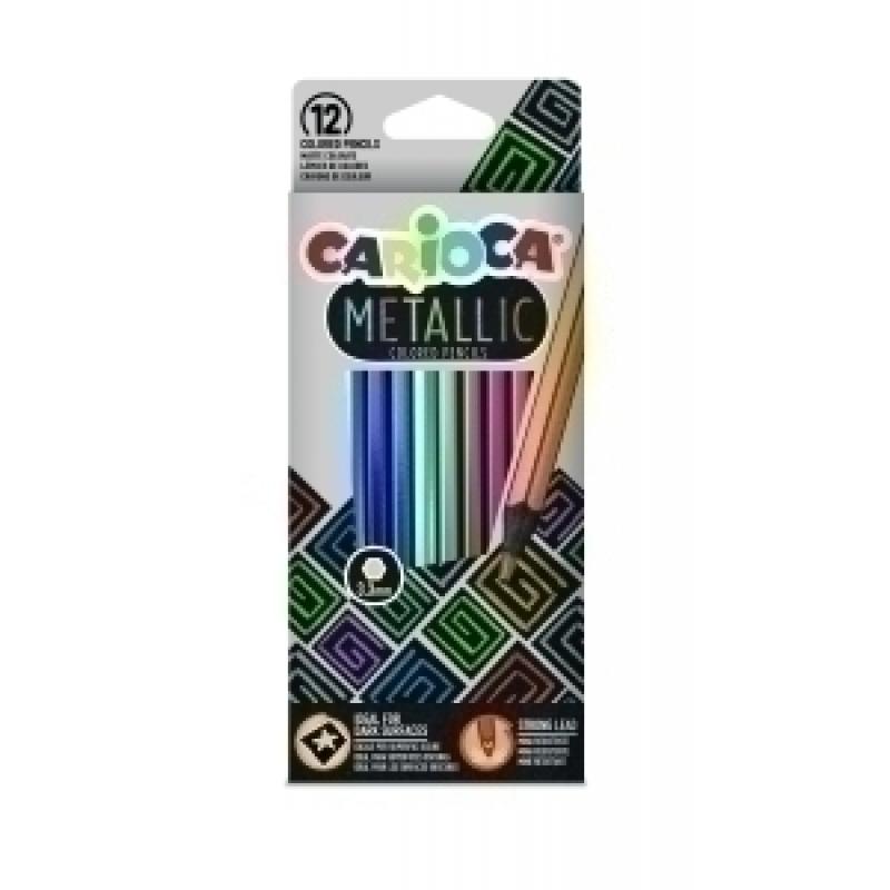 lapices-color-carioca-metallic-caja-de-12