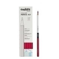 Lapices Color CARIOCA Plus Caja 12 uds Fucsia