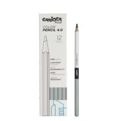 Lapices Color CARIOCA Plus Caja 12 uds Gris