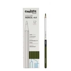Lapices Color CARIOCA Plus Caja 12 uds verde oscuro