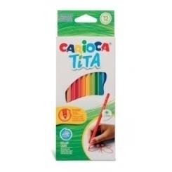 Lapices Color CARIOCA Tita hexagonal  Estuche 12 uds