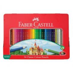 Lápices Color FABER-CASTELL  Estuche Metal 48