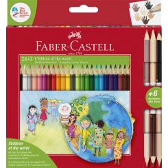 Lápices Color FABER-CASTELL  Est.24+3 Bicolor