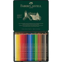 Lápices Color FABER-CASTELL Polychromos Estuche metálico 24 uds