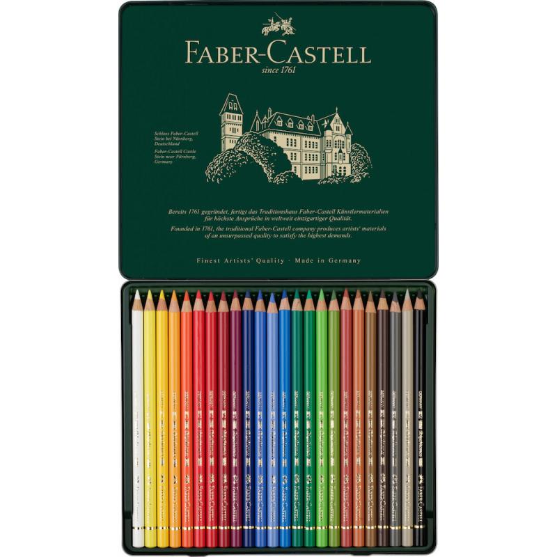 Lápices Color FABER-CASTELL Polychromos Met.24