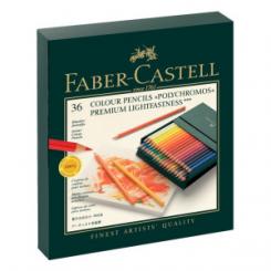 Lápices Color FABER-CASTELL Polychromos Estuche Estucio 36 uds