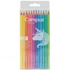 Lapices Colores Campus Pastel 12 Colores surtidos